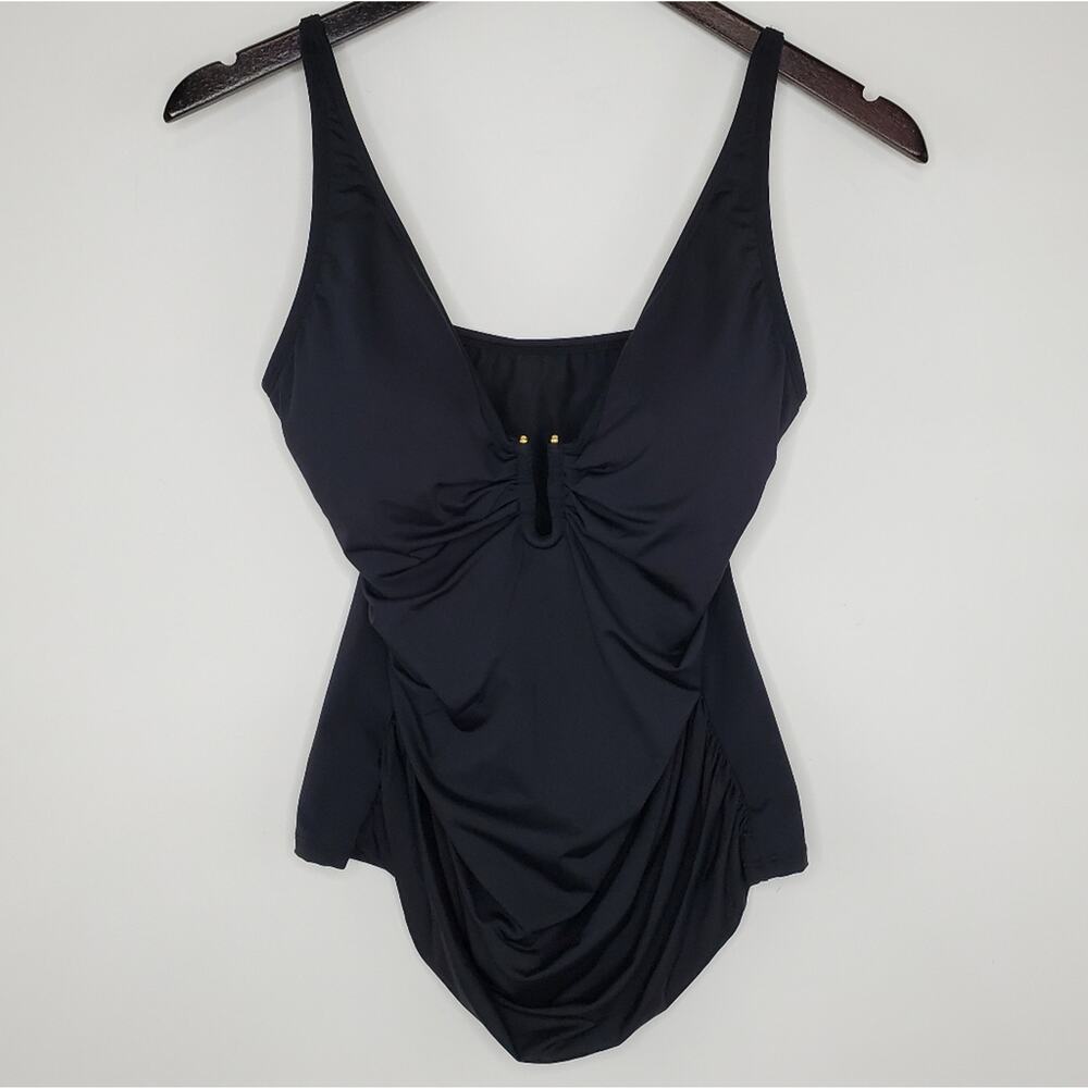 Bleu Rod Beattie Plunging V-Neck Tankini Top